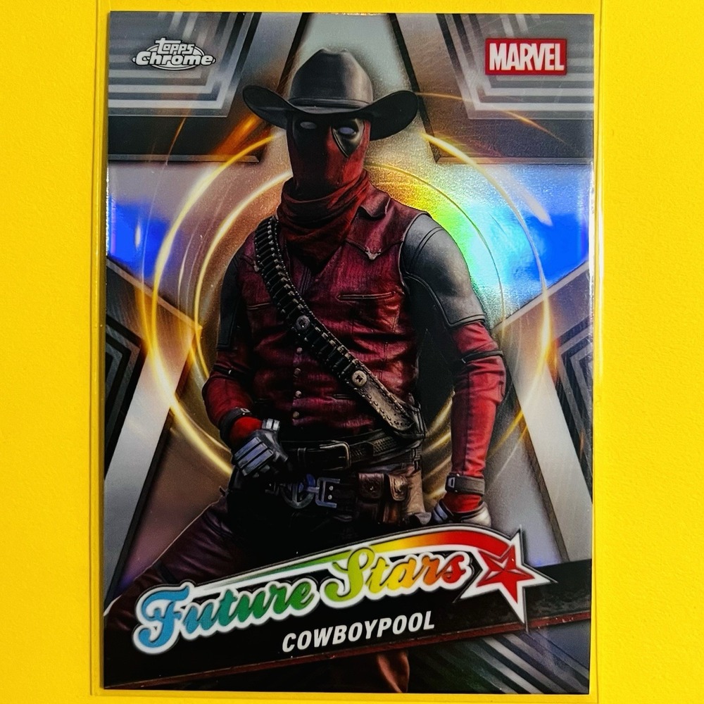 2025 Topps Chrome Deadpool & Wolverine‎ FS-1 Cowboypool Future Stars Insert